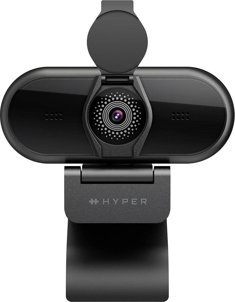 Webcam Full HD 1080p met Microfoon voor Computer en Laptop Zwart
