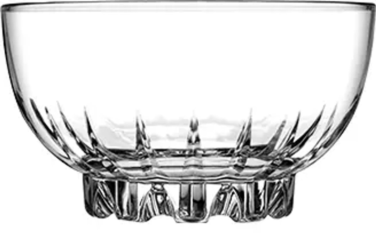 Pasabahce ijsbeker mousse 270ml set van 6 grijs vaatwasserbestendig kristalglas