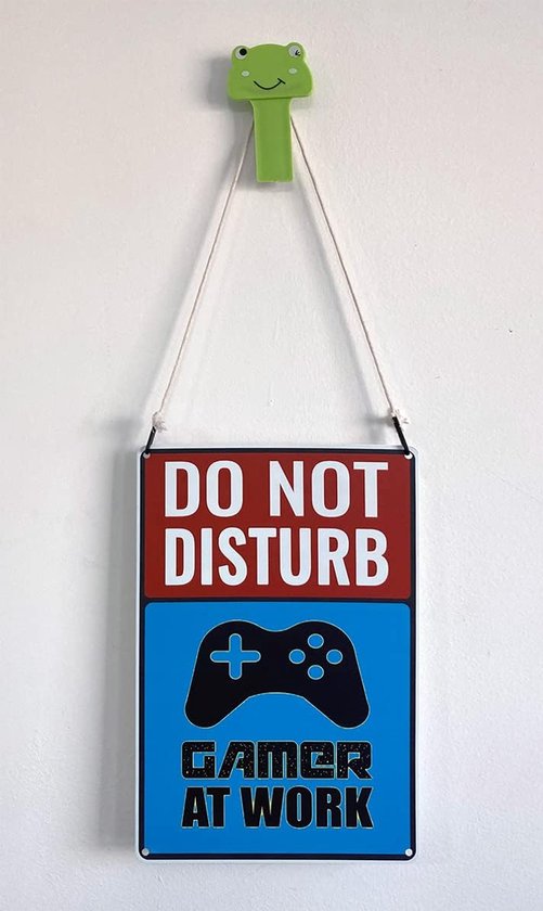 Niet Storen Gamer Bord - Grappige Teken voor Thuiswerkplek of Tiener Kamer Decoratie van Merkloos — afbeelding 4