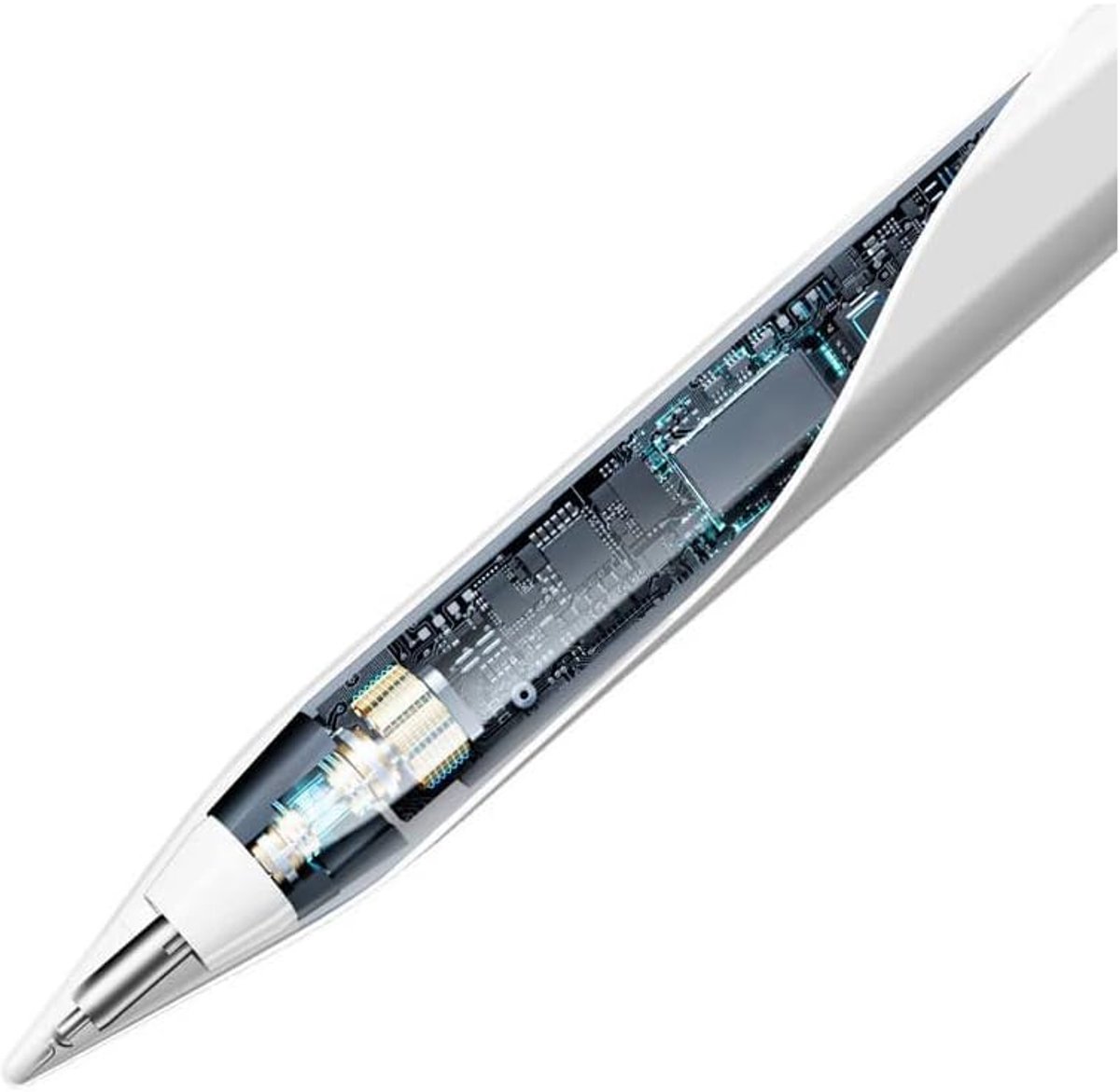 Digitale Pen - Stylus Pen - Tablets Tekenen - Draadloos Opladen - 125 Gram - Wit