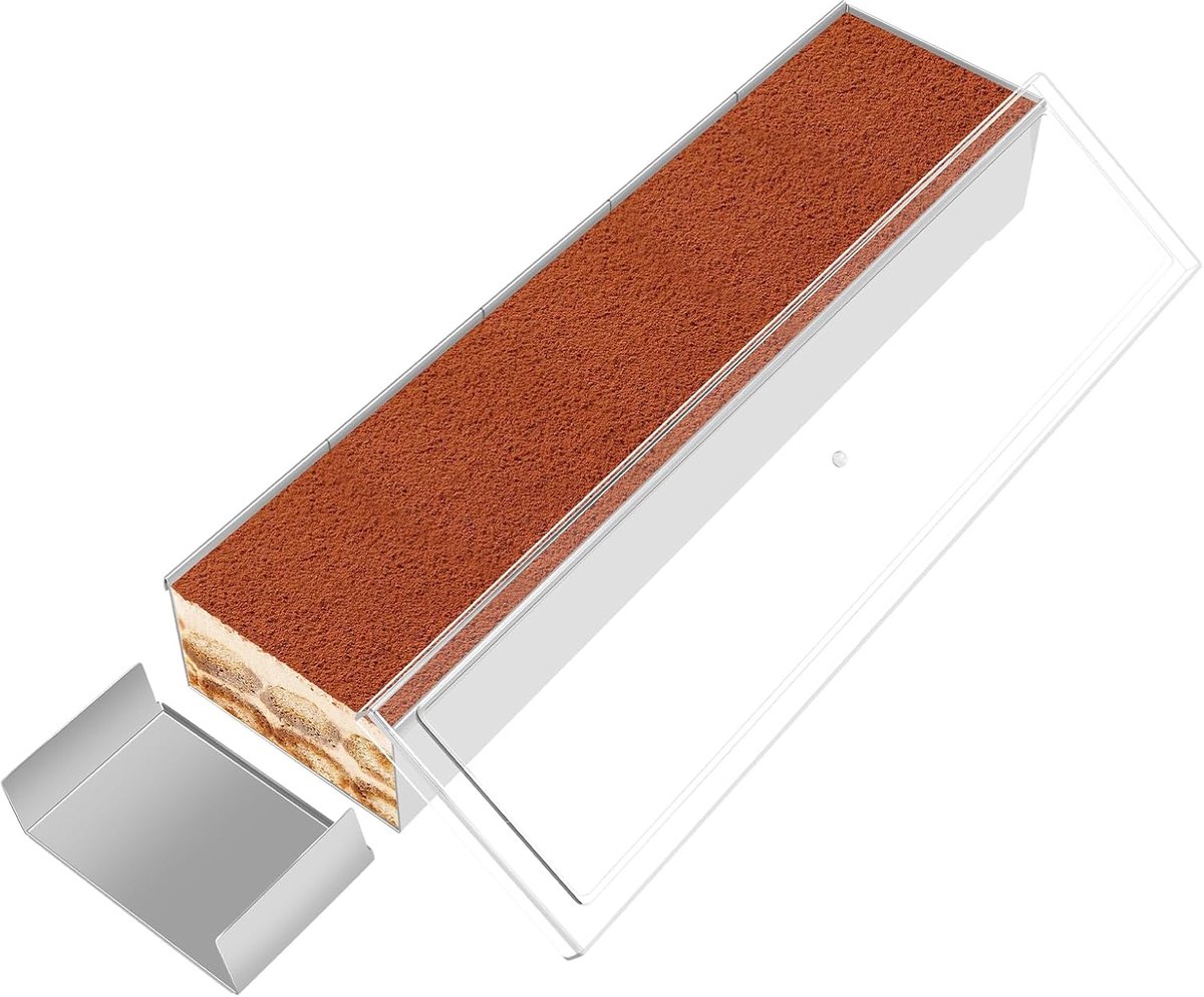 Rechthoekige Bakvorm met Deksel voor Taart, Brownies en Lasagne - RVS 40 cm