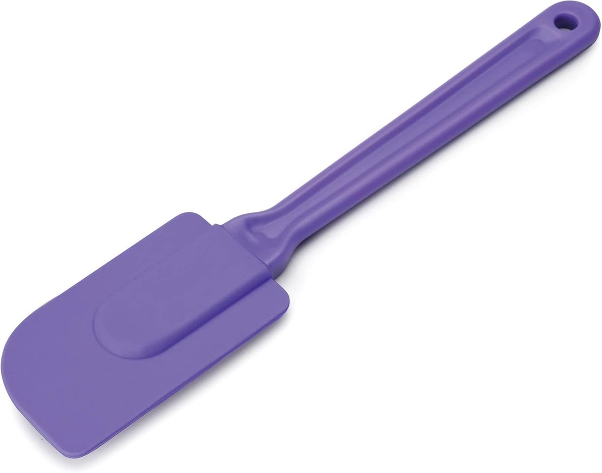 Grote Spatel - Keuken spatel - Bakken en koken - Hittebestendig materiaal - 25 cm lengte - Paars