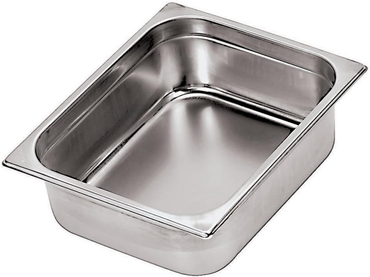 Gastronorm GN 1/2 RVS Schaal 32x26.5 cm Professionele Frituurpan Inzetbak