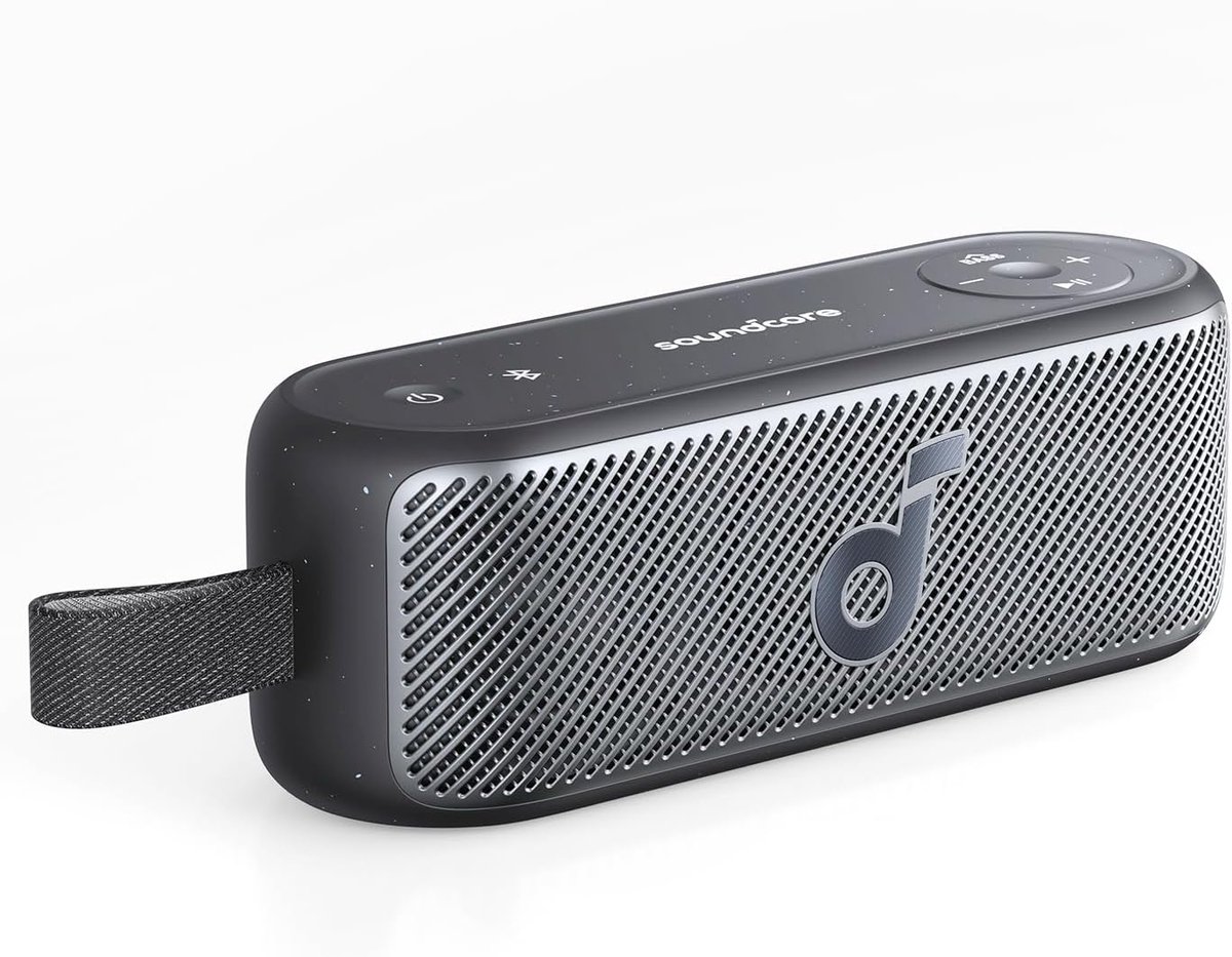 Draagbare Bluetooth Speaker - Draadloze Speaker - Muziek Luisteren Buiten - Hi-Res Audio - 18.4 cm - Zwart