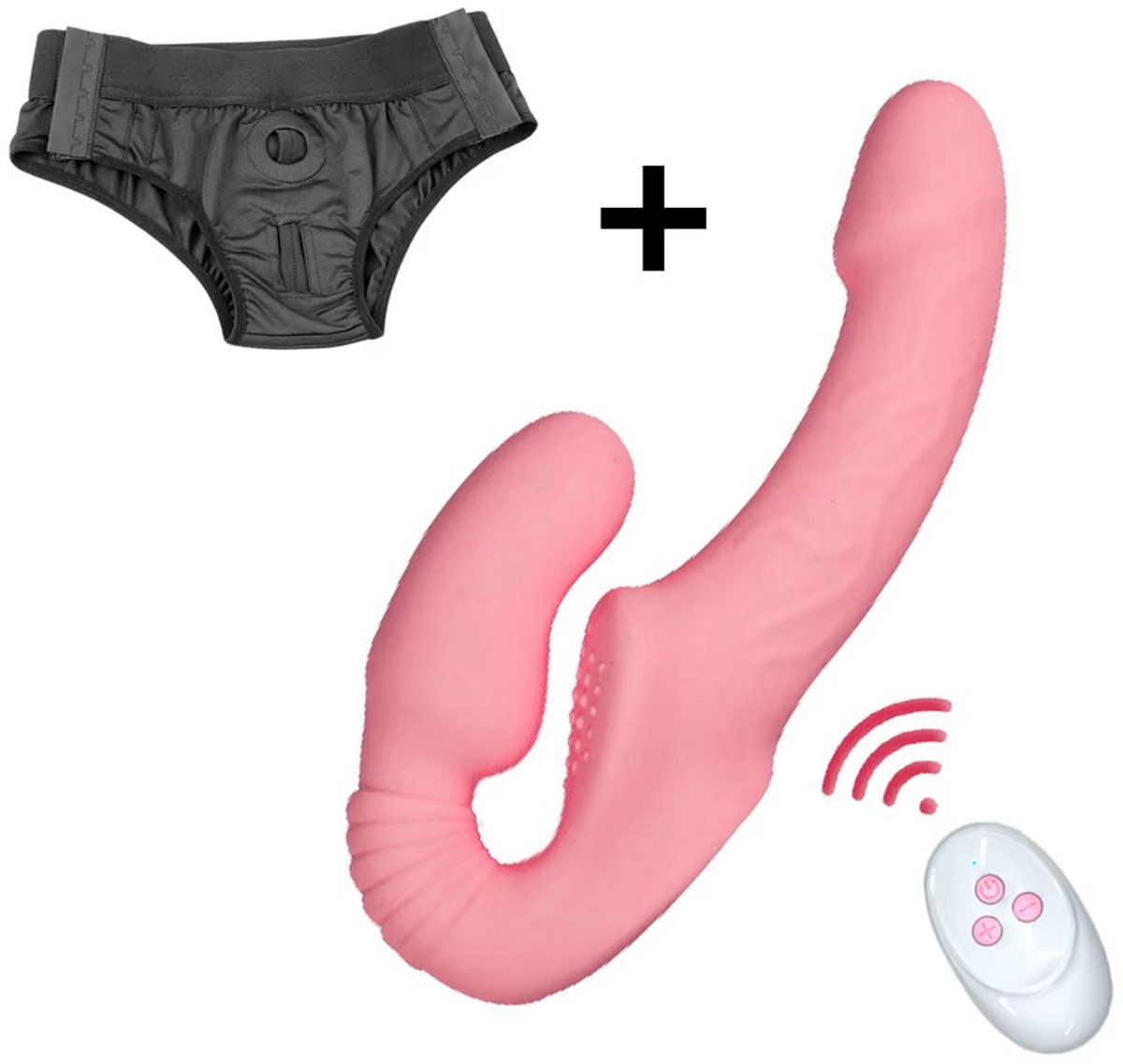Strap U - Urge Strapless Strap-On Vibrator - Roze - Vrouw - Speeltjes - Moederdag - Strapon - voorbinddildo - Dildo - Vibrator - Penis - Buttplug - Sexy - Tril ei - Erotische - Man - Dames