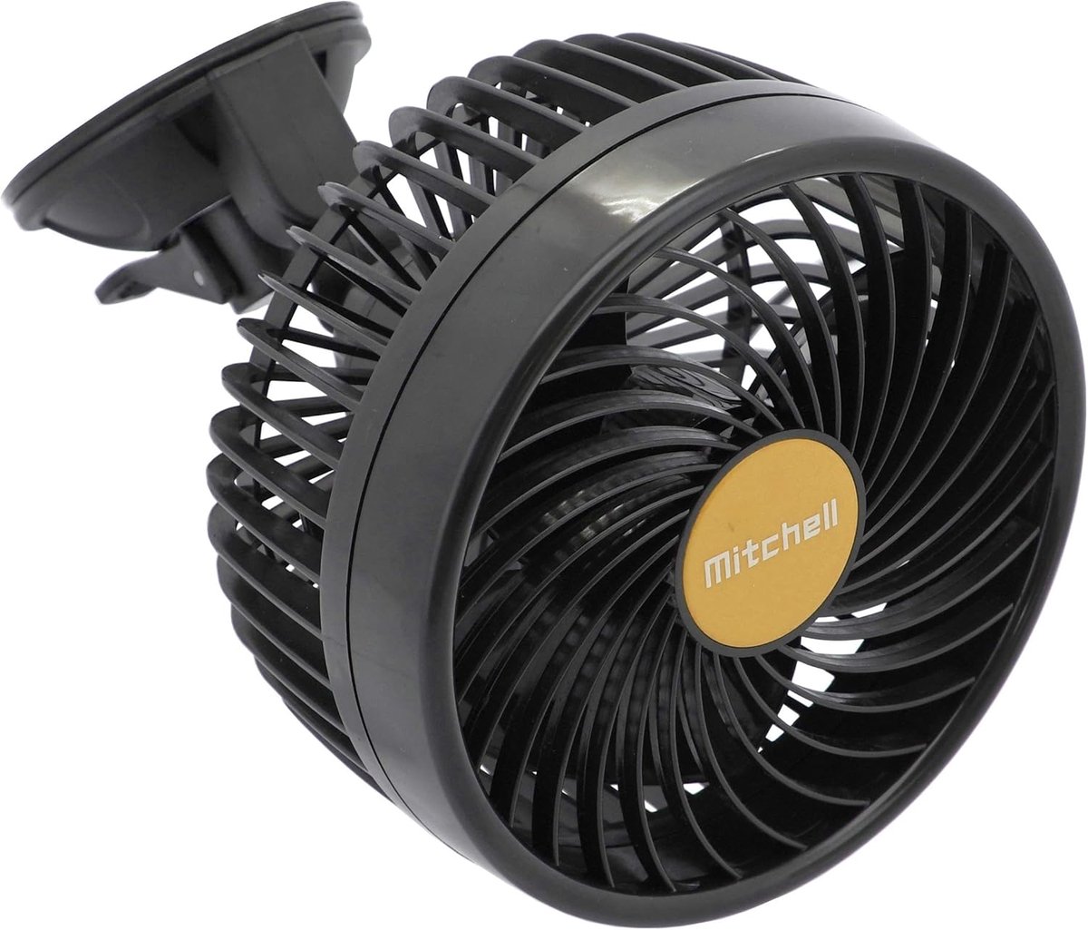 Ventilator - Auto Koeler - Verkoeling Onderweg - Zuignapmontage - 150 mm 24V
