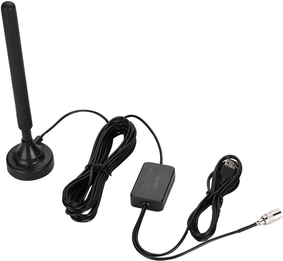 Draagbare FM Dipool Antenne Hoge Frequentie 85-112 MHz met Hoge Versterking en USB Opladen
