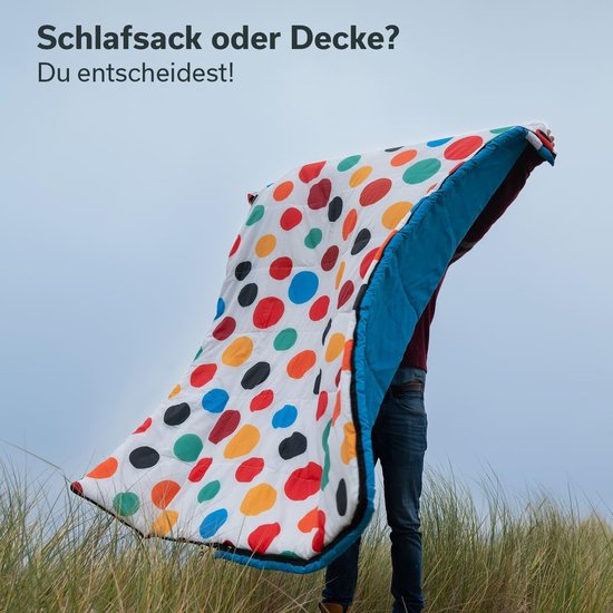 3-Seizoenen Dekenslaapzak voor Volwassenen - Koppelbaar met Kussen en Deckenfunctie van Merkloos — afbeelding 3