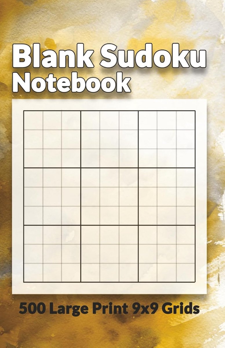 Sudoku Notitieboek - Lege Rasters - Puzzels Maken - 500 Grids Groot - 5.5x8.5 Inch - Wit Papier
