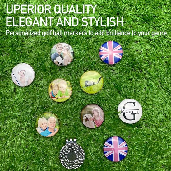 Golf Divot Reparatie Tool met Magnetische Ball Marker - Inclusief Pop-up Knop — afbeelding 5