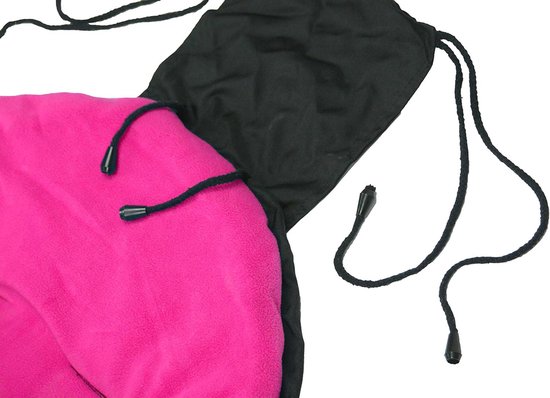 Luxe voetenzak voor kinderwagen compatibel met Mothercare Nanu roze van Merkloos — afbeelding 3