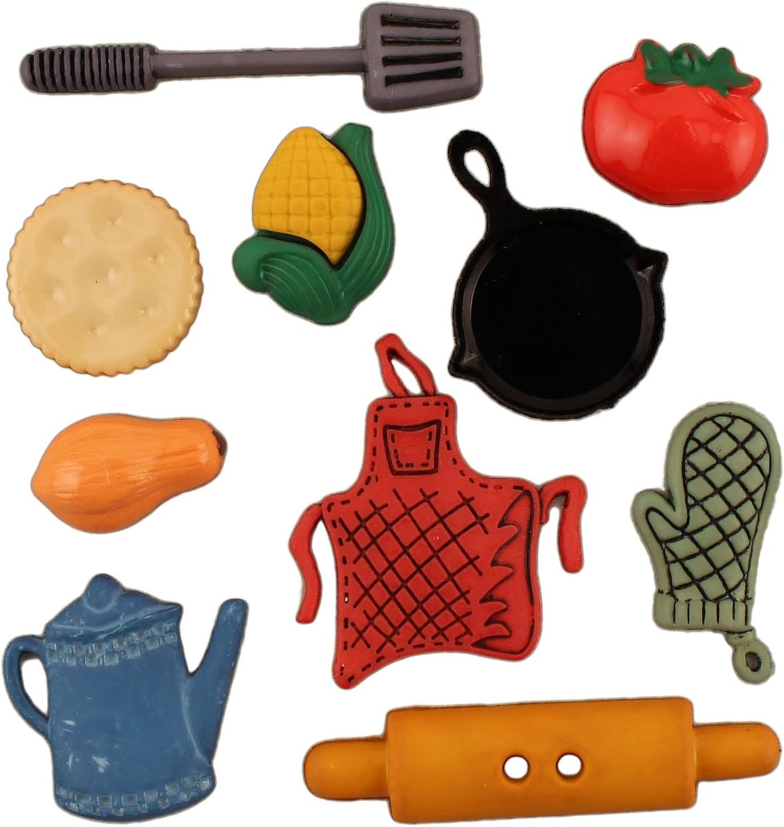 Thema Knopenpakket - Keuken Decoratie en Knutselmateriaal
