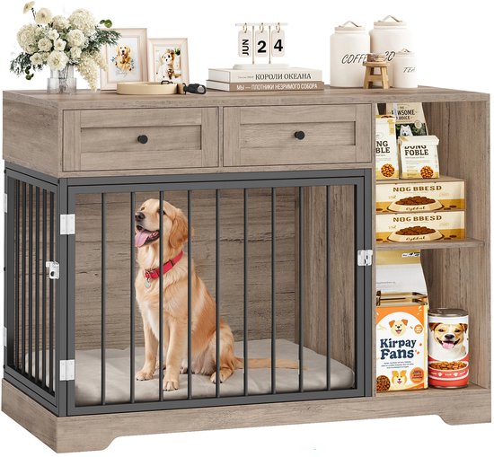 Een Hondenbench Dressoir Meubel van... - Houten Hondenbench Een Hondenbench Dressoir Meubel van... - Houten Hondenbench