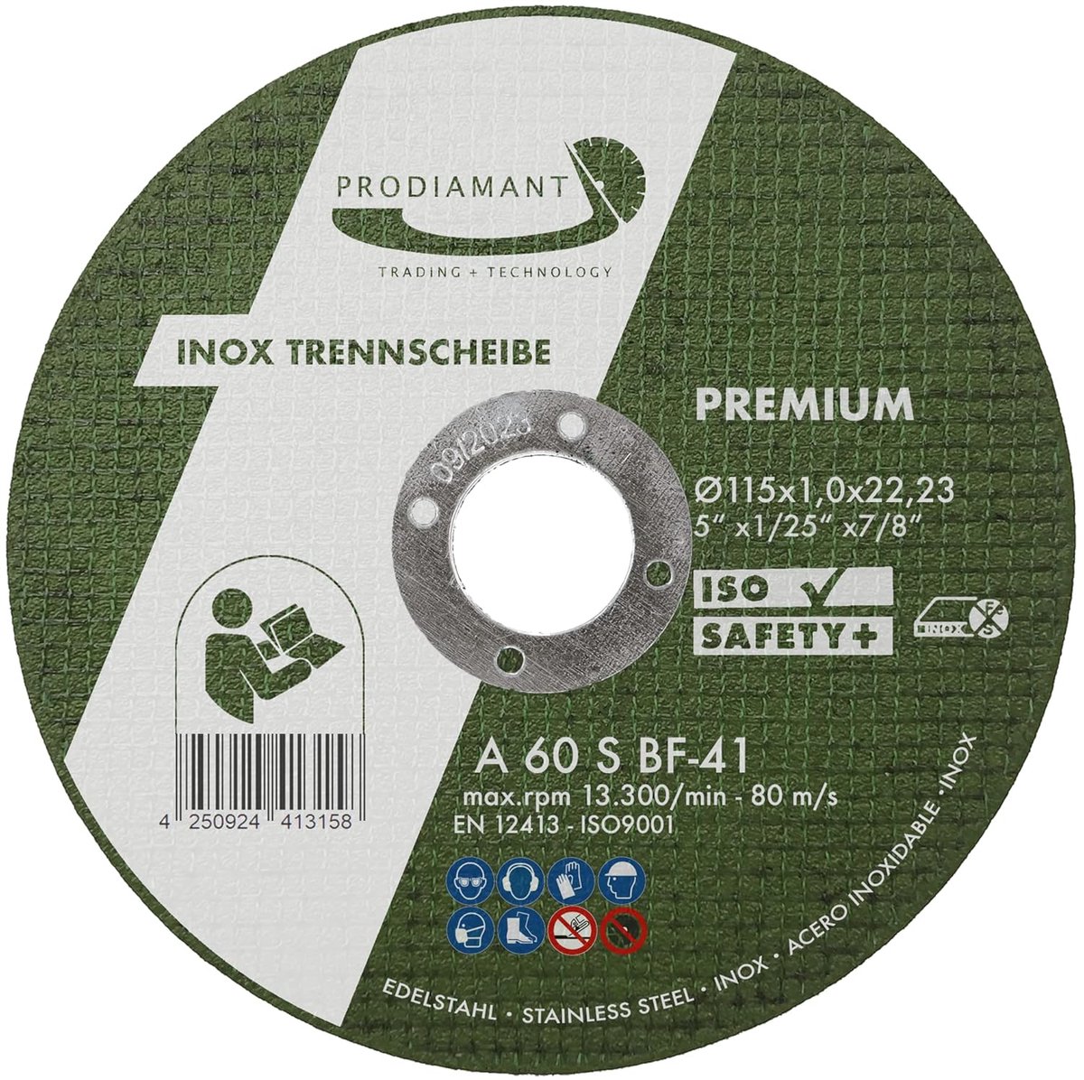 50x Doorslijpschijven 115 mm x 1 mm voor Metaal, Staal en RVS | Nauwkeurig en Snel Snijden