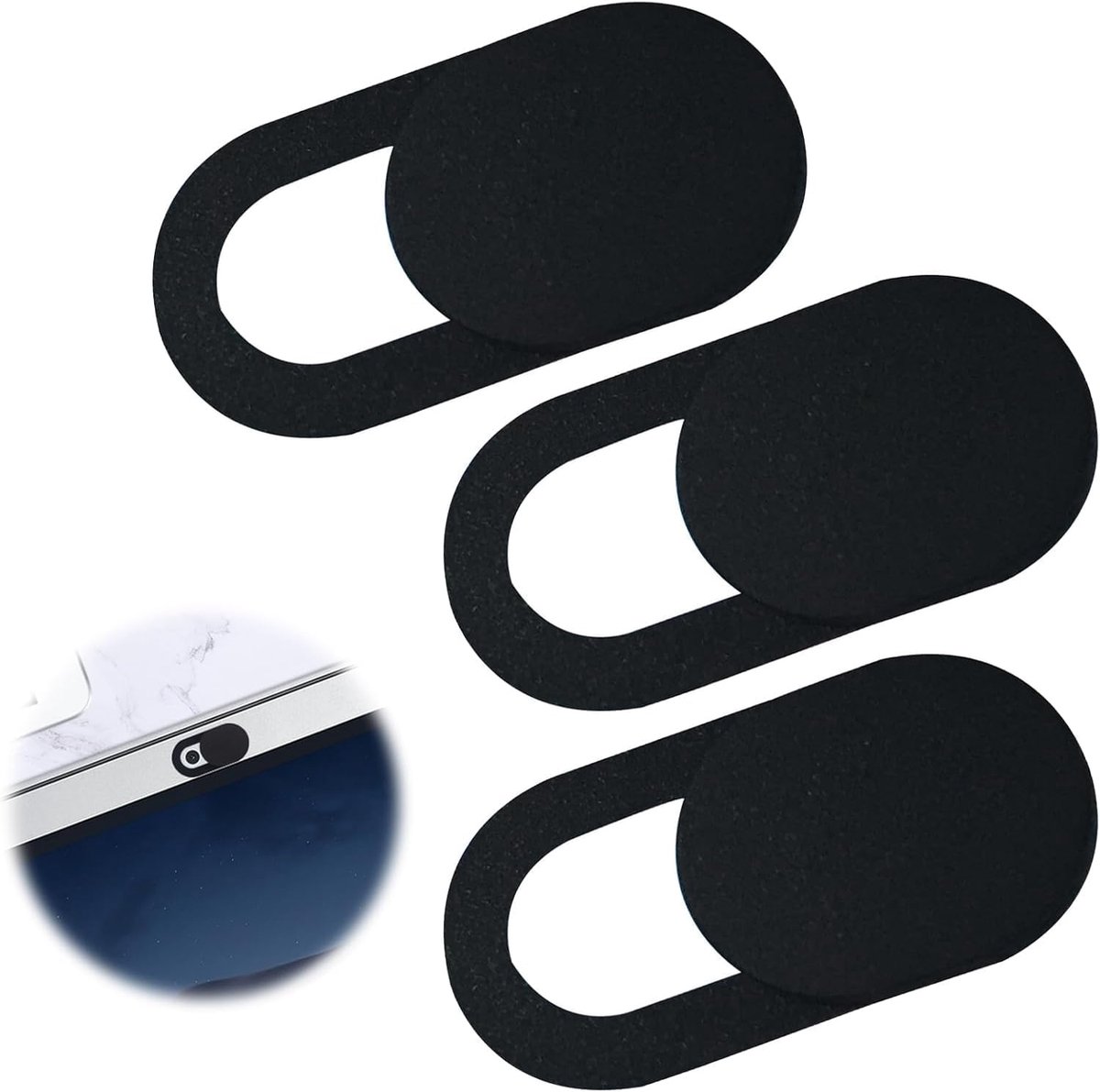 Universele Webcam Cover voor Laptop, Tablet en Smartphone - Privacy Schuifmechanisme