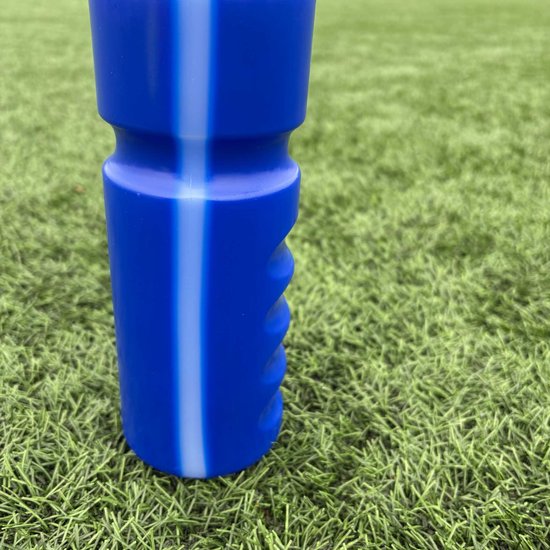 Bidon Blauw 750 ml - Blanco Drinkfles met vingergrepen - Tacticcoach — afbeelding 3
