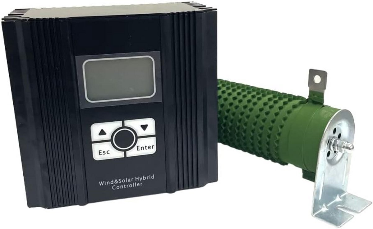 Hybride Wind- en Zonne-energiesysteem (2000W Totaal) met 12V/24V MPPT Laadregelaar