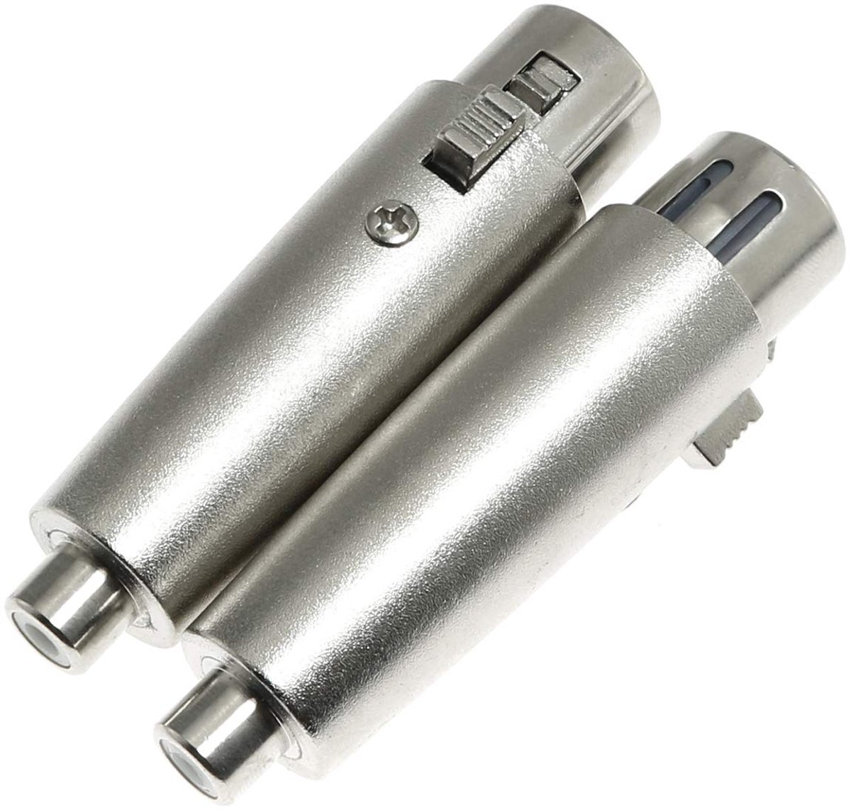 XLR naar RCA Adapter - Converter Connector - Audio Aansluiting - Metaal Robuust - 98 x 599 cm