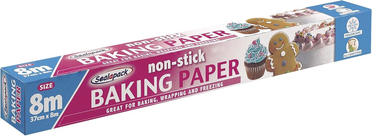 Bakpapier Rol - Keukenpapier - Bakken En Invriezen - Klaar Voor Gebruik - 37cm x 8 Meter