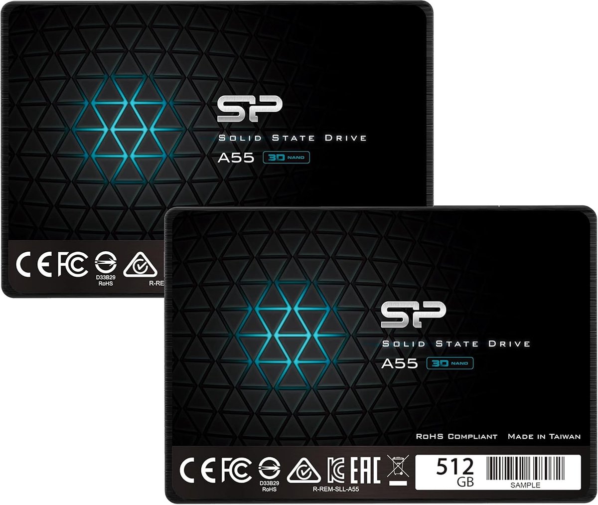 2-pack 512GB Interne SSD 2.5 inch SATA III voor Hoge Prestaties