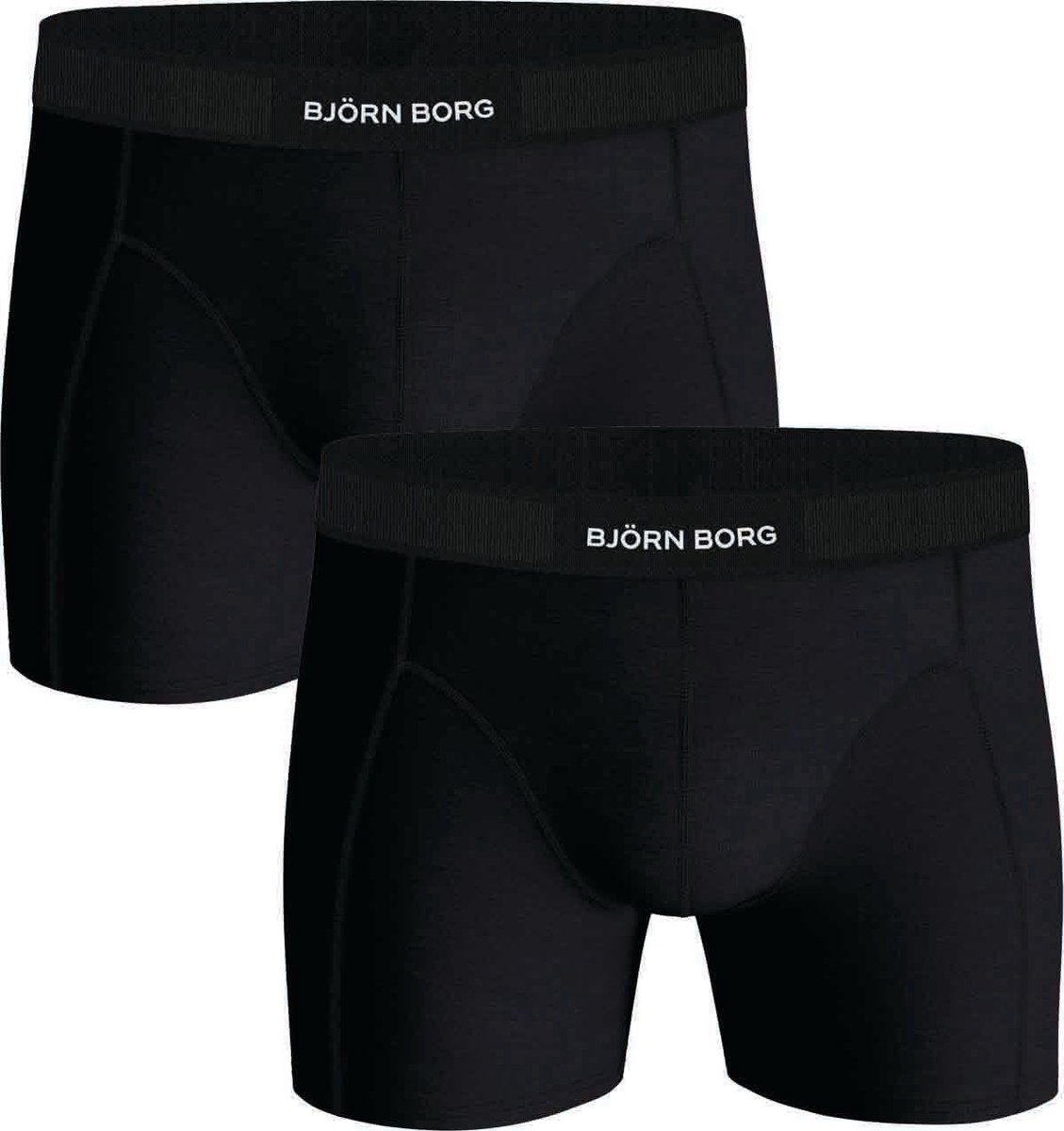 Heren Boxershorts 2-Pack Katoen - Camouflage en Zwart