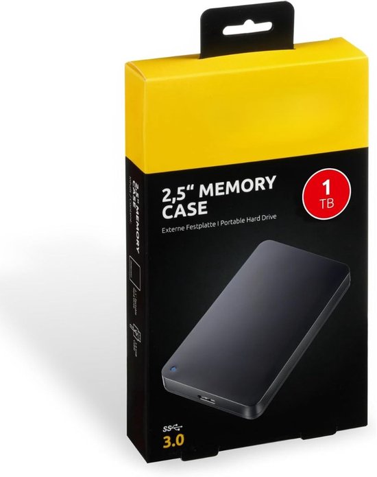 SNJY® Externe Harde Schijf - Harde Schijf Extern - Externe Harde Schijven - 1 TB - Zwart van Merkloos — afbeelding 3