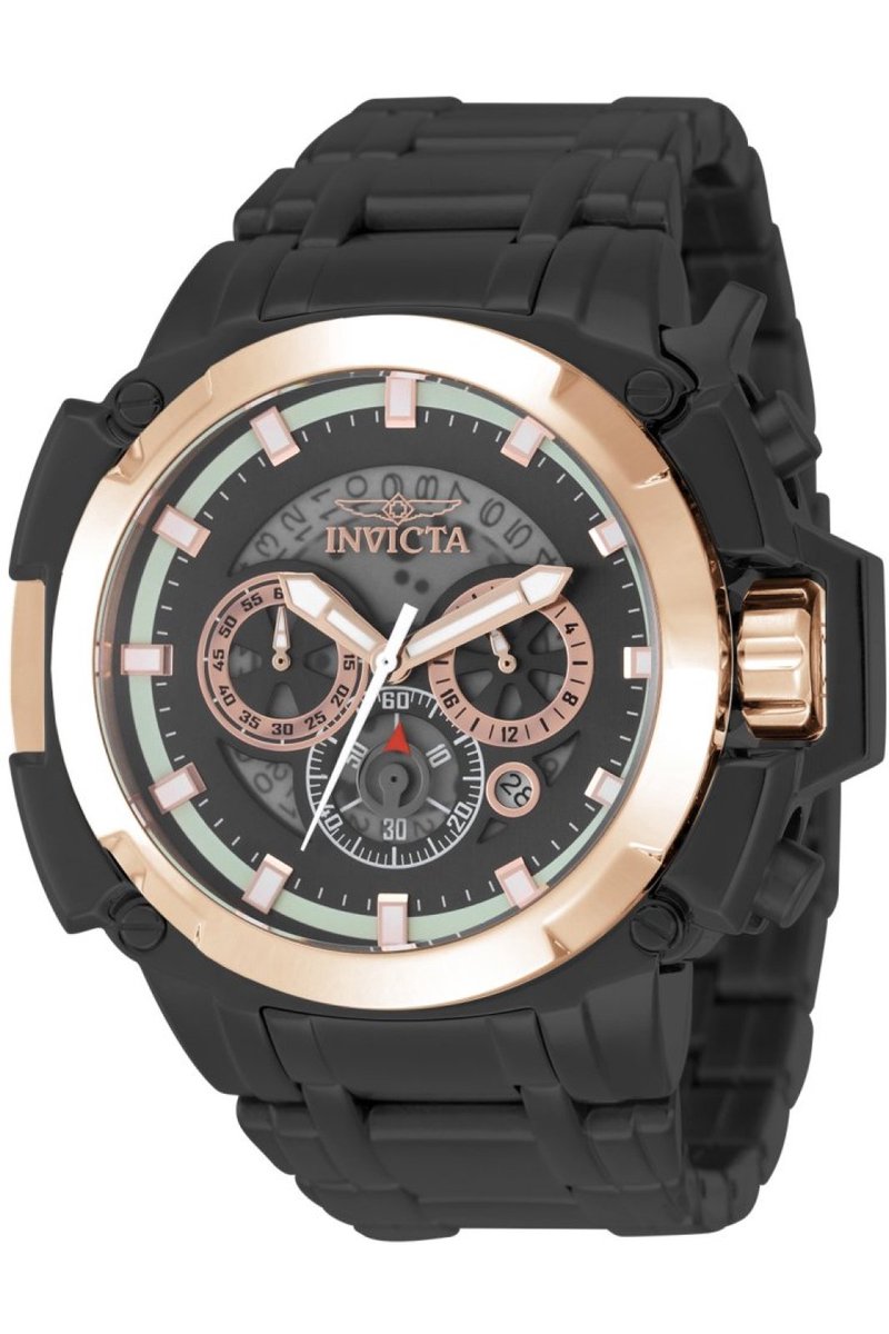 Invicta Coalition Forces 49775 Heren Horloge - Waterdicht - Analoog - Quartz Uurwerk - Roestvrij Staal met Grijze Wijzerplaat - 60mm