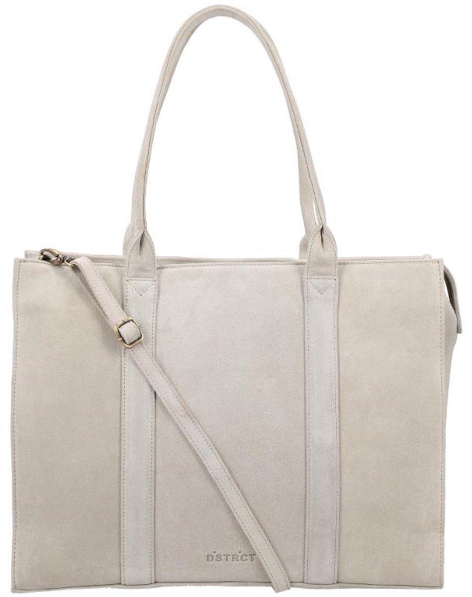 DSTRCT Laptoptas / Werktas - Dames - 15.6 inch - Leer - Portland Road - Beige