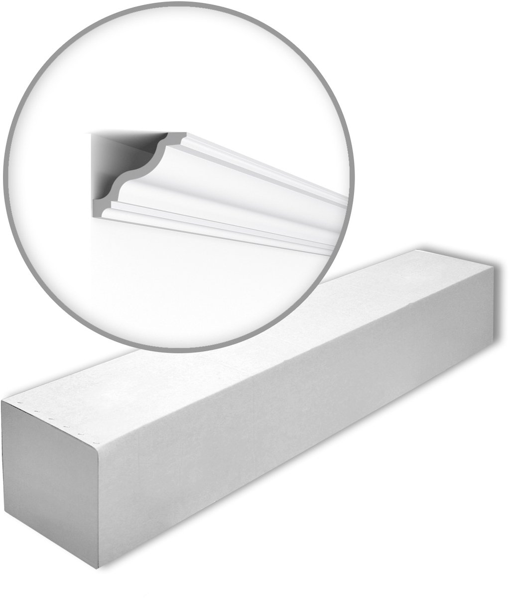 NMC WT11-box WALLSTYL Noel Marquet 1 doos 6 stukken Kroonlijst tijdeloos klassieke stijl wit | 12 m
