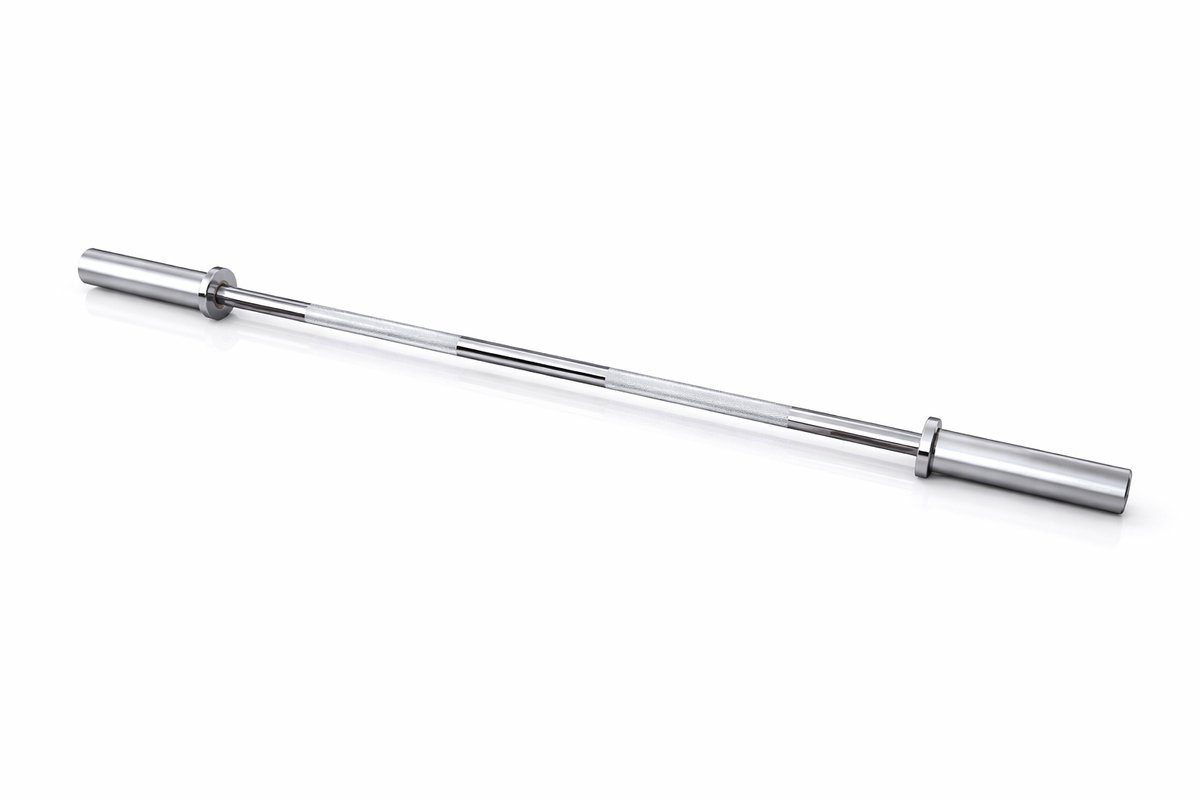 Tornello Sports Olympische Halterstang 120 cm | Rechte Halterstang 50 mm | Voor Krachttraining & Gewichtheffen