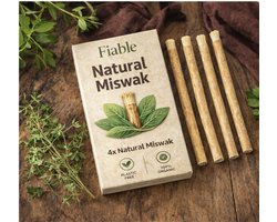 Natuurlijke Miswak 4 Stuks - Eco Friendly Siwak Tandenborstels - 100% Organic - Sewak - Biologische tandenborstel