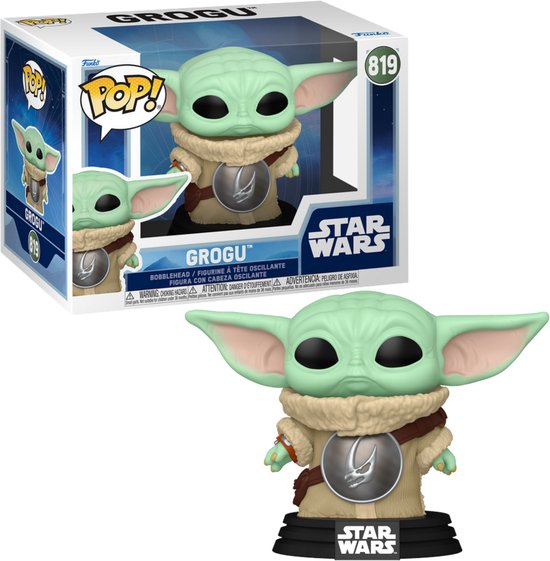 Star Wars Grogu vinylfiguur 819 Unisex Funko Pop! - Neutraal - Standard