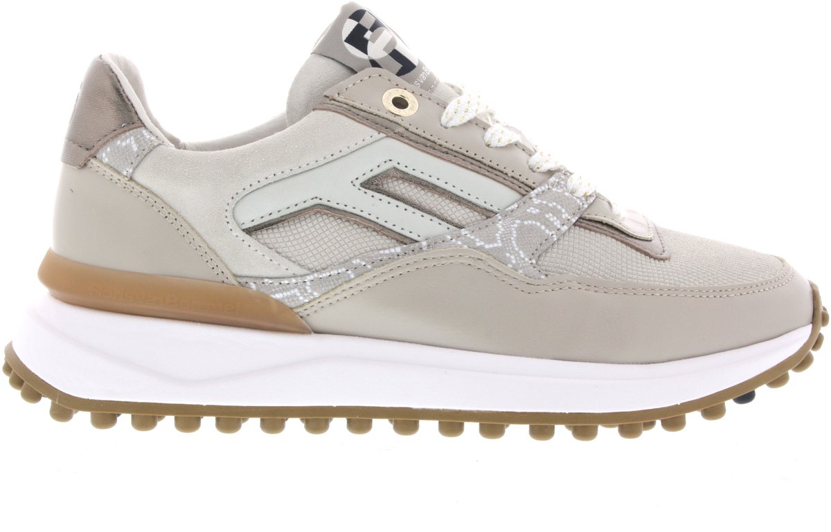 Floris Van Bommel Sfw-10170 Noppi Sneakers - Textiel - Dames - Beige - Maat 38,5