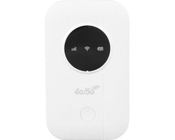 KARZO - Pocket WiFi Router, 4G 5G Sim Kaart Draagbare LTE CAT4 Modem, 300Mbps Snelheid, 10 Apparaten Verbinding, 10 Uur Batterij Levensduur, 8916 Chip, Micro Sim Slot