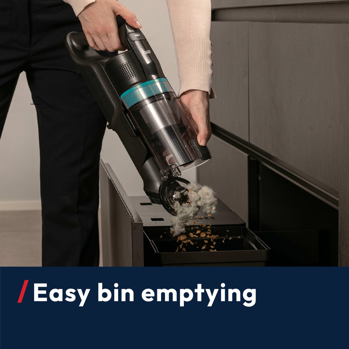 Hoover Steelstofzuiger HF1P10P 011 - Krachtige Draadloze - afbeelding 2