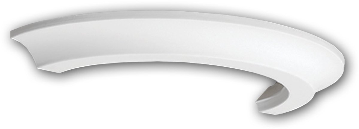 Halve zuilen ring 115200 Profhome Zuil Sierelement neo-classicisme stijl wit