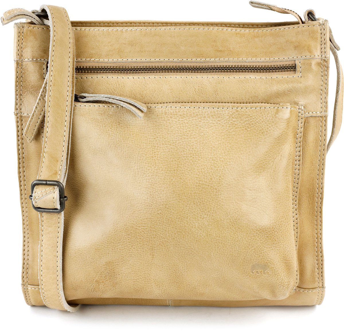Bear Design Marisa Leren Schoudertas - Baltic Beige