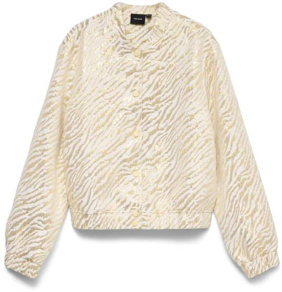 Vero Moda Blazer Vmzitta Ls Jaquard Bomber Lx Exp 10347715 Rich Gold/jaquard Dames Taille - L