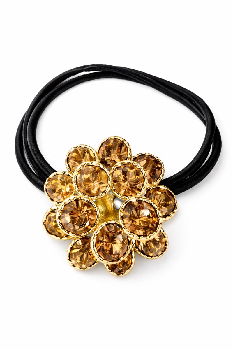 Haarelastiekjes - Haarklem - Haarspeld - Haar accessoires - Goud - Champagne - Haarsieraad - Haarelastiekje - Haarclip - Haarklemmen - Dames - Strass - Luxe - Cadeau Tip