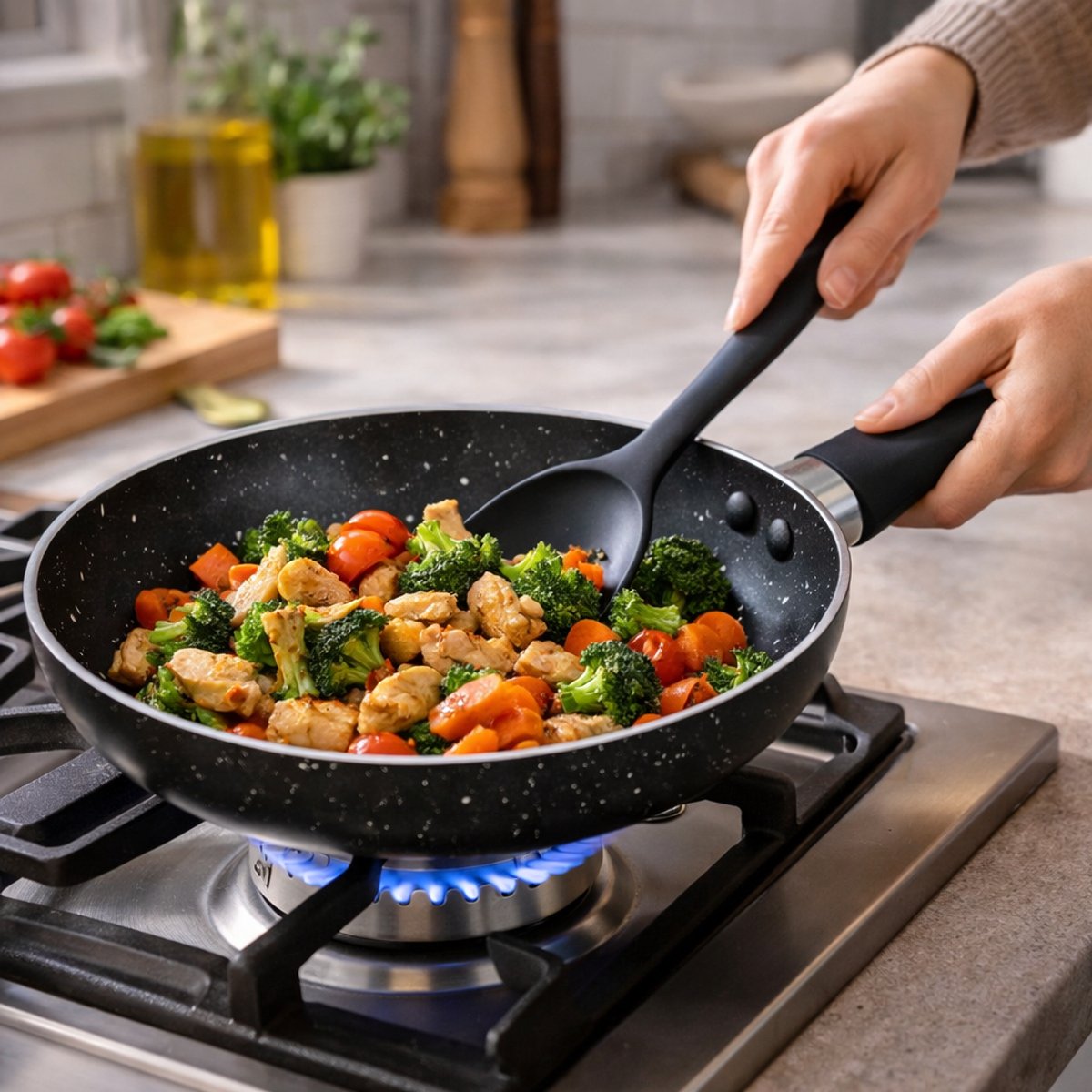 Lagostina Cucina Mediterraneo Soeppan Met 2 Handgrepen Voor Inductie Aluminium Anti Aanbaklaag Rood Diameter 20 Cm 752999157