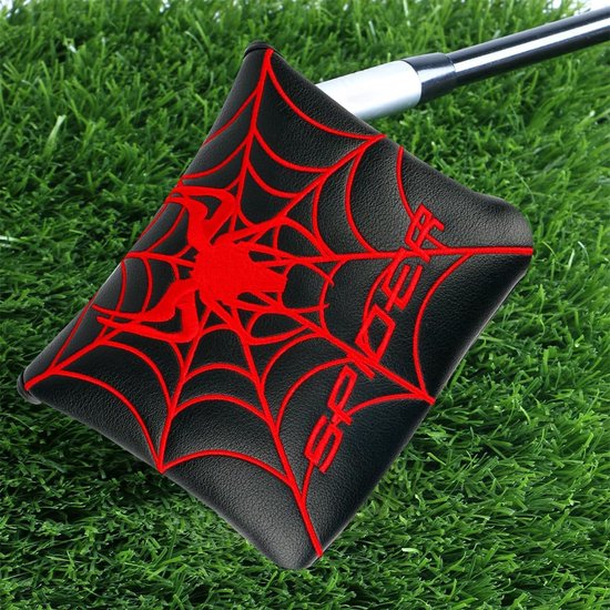 Golf Putter Head Cover met Spinnen Borduurwerk - Bescherming voor Mallet Golfclubs van Merkloos — afbeelding 2