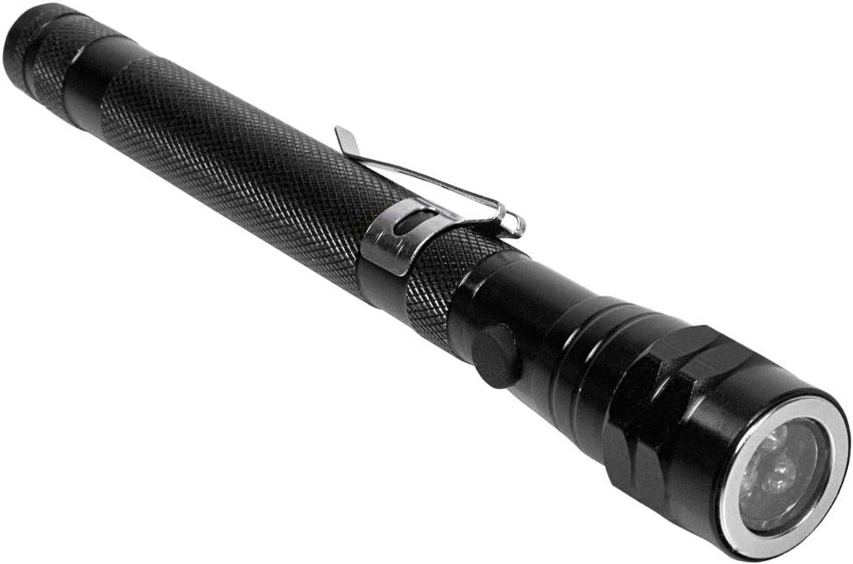 Telescopische Magnetische Flexibele Metalen Zaklamp met 3 LED's