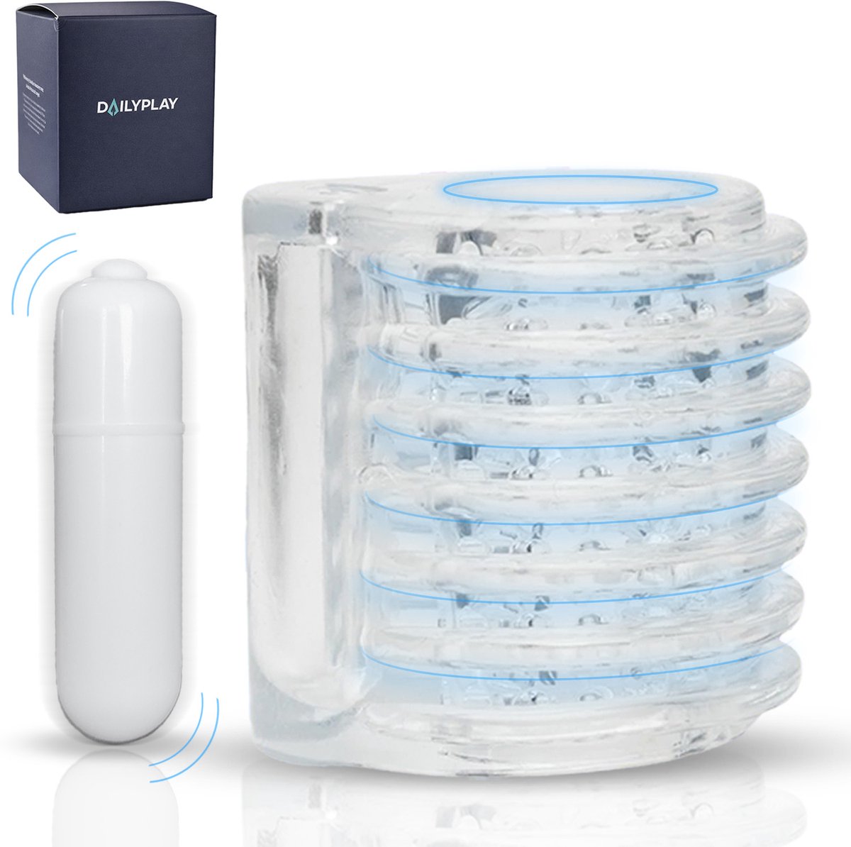 DailyPlay Vibrerende Masturbator voor Man – Electrisch - Pocket Pussy - Discrete Sleeve - Kunst Vagina – Sex Toys Mannen – Nep Kut