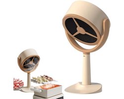 Afzuigkap - Mini-afzuigkap voor op het bureau - Draagbare luchtreiniger - Verwijdert rook en geuren - Verwijdert effectief sigaretten-, e-sigaretten- en huisdiergeuren; geschikt voor auto's, kantoren en woningen (khaki)