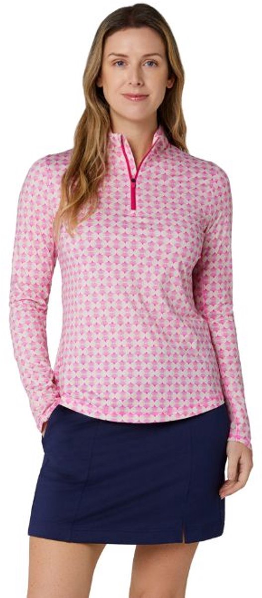 Callaway Premium Opti Dri Midlayer Pink Beige — afbeelding 4
