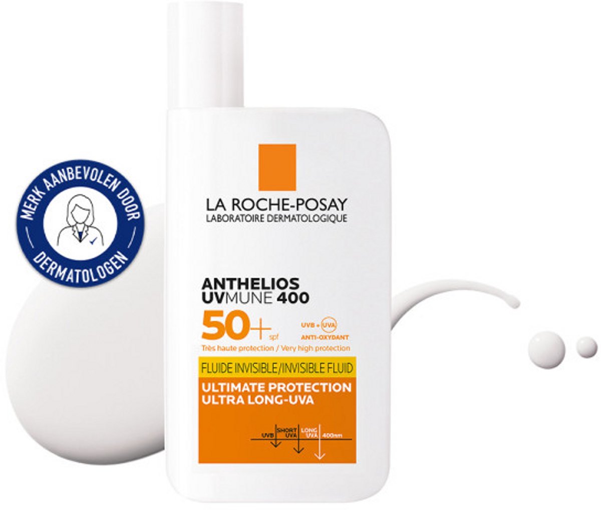 La Roche-Posay Anthelios UVMUNE 400 Onzichtbare Zonnebrand Creme SPF50+ - Afbeelding 8