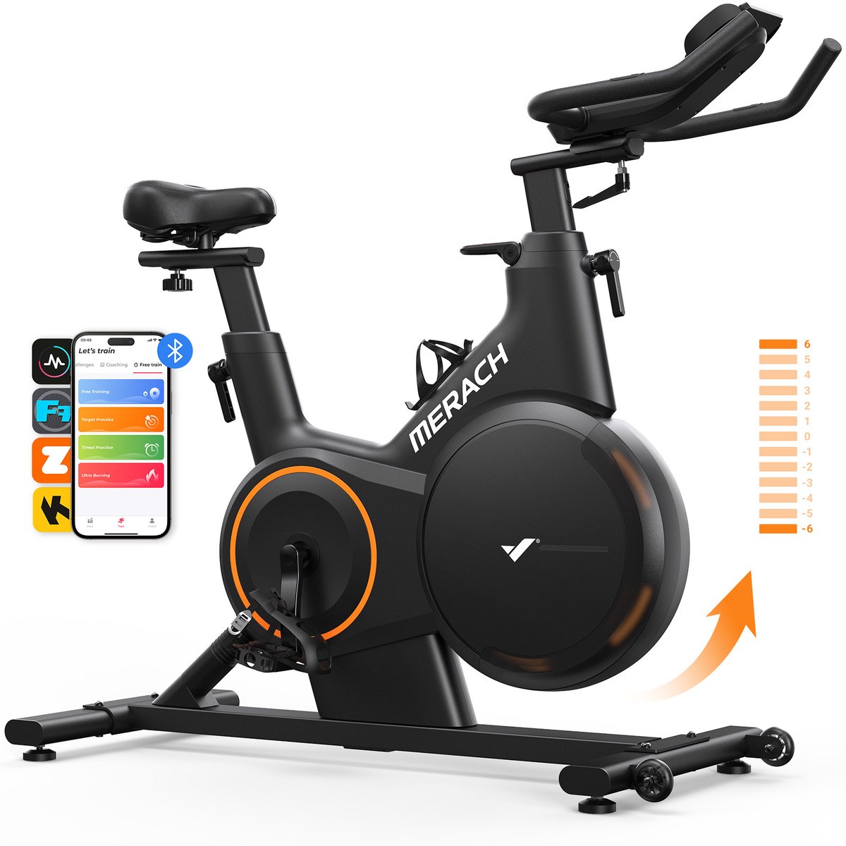 MERACH Magnetische Hometrainer met 16 Niveaus en Bluetooth - Zhejiang Yulu Electronic Technology Co.,Ltd. - €759,99