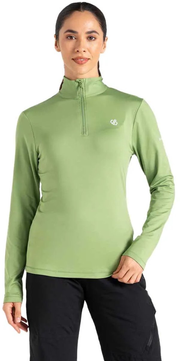 Dare2b Lowline Ii Stretch T-shirt Met Lange Mouwen Vrouw Groen