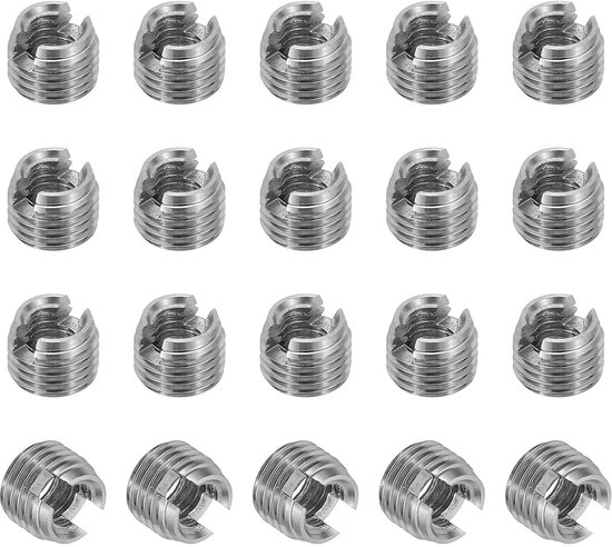 Self Tapping Thread Insert - 20pcs M4 x M6.5x5mm - Thread Inserts - 303 ...