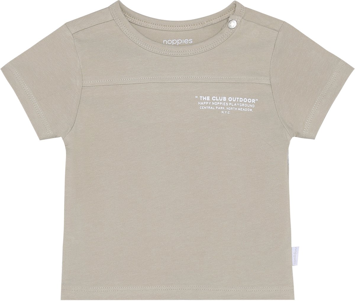 Noppies T-shirt - backprint Baby Maat 74